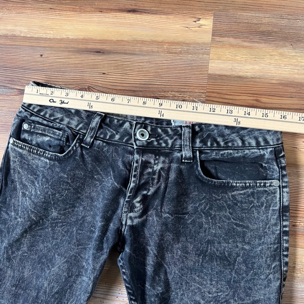 Kill City Lip Service Junkie Jeans Mens Black Acid Wash Slim Punk Made in USA 32 - Picture 6 of 16